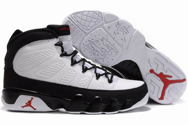 Jordan 9 White/Black/Red